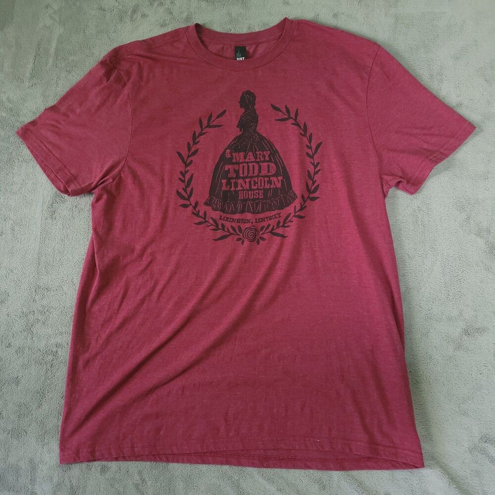 Mary Todd Lincoln House TShirt Unisex Red Size XL Souvenir Lexington KY